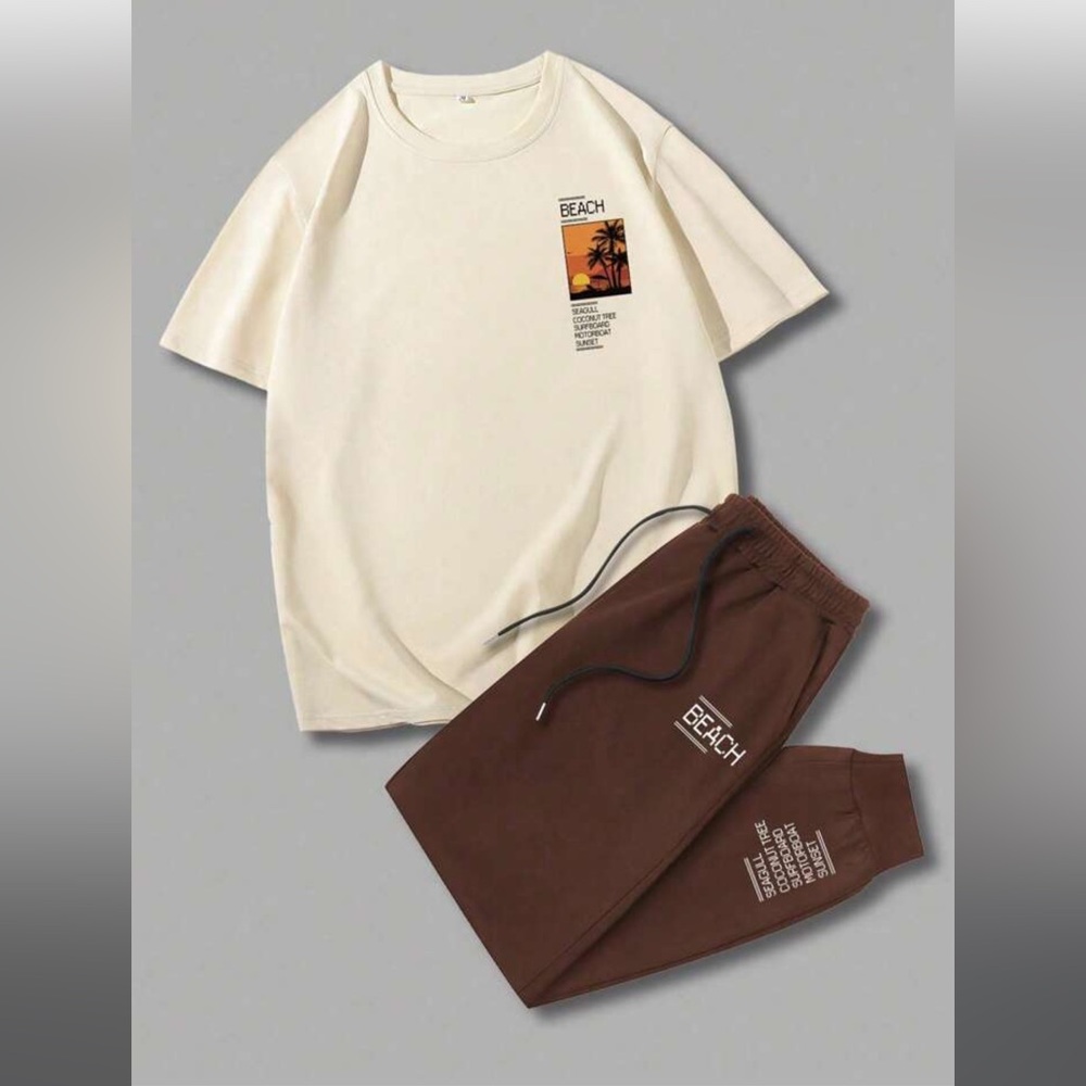 Brown/Tan 2 Piece Fashion Nova Set